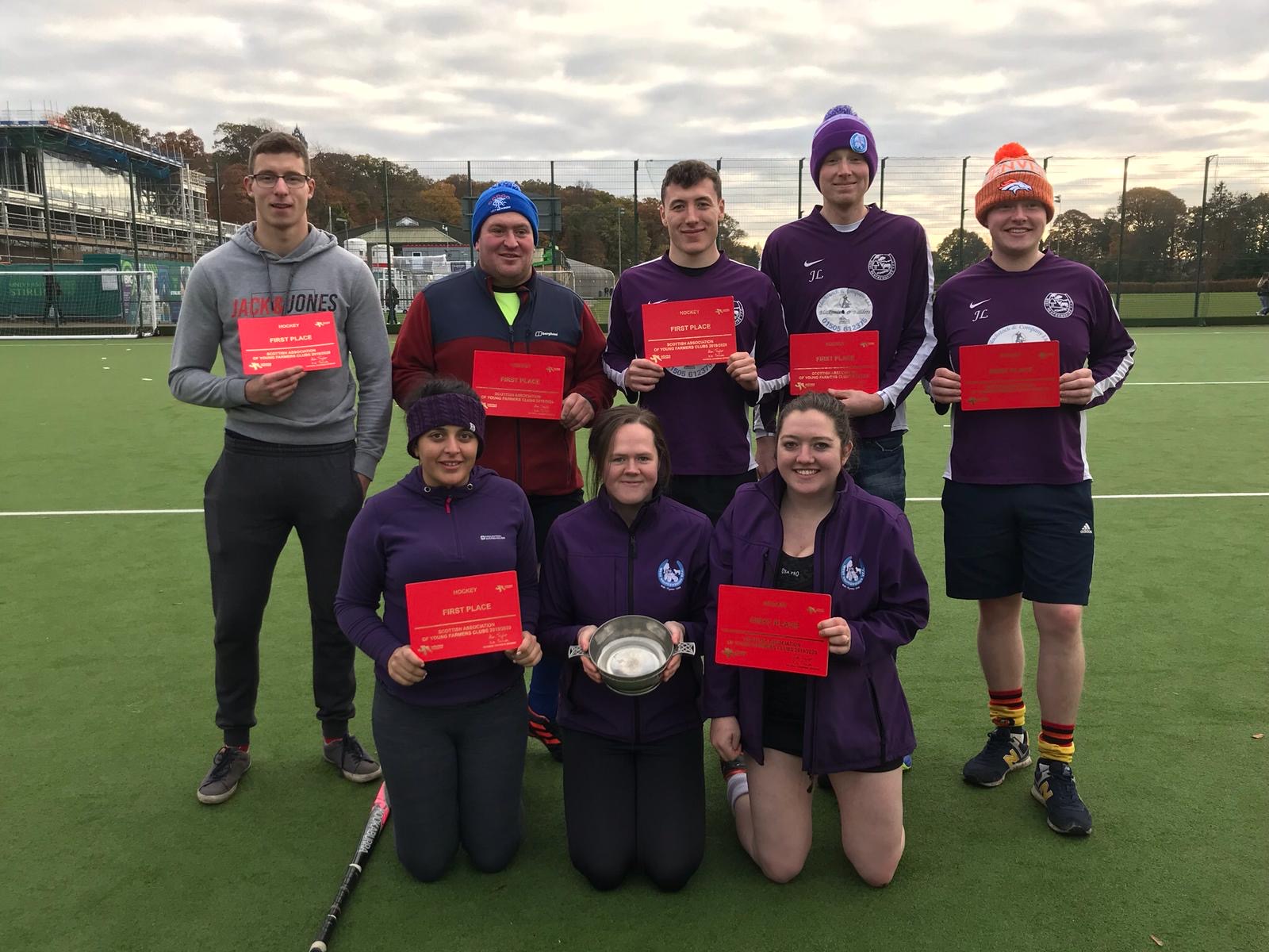 West Renfrewshire YFC Win National Hockey