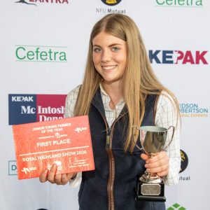 Junior YF of the Year- 1st Place, Lucy Sanderson, Ednam